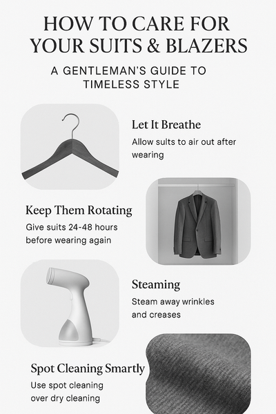 How to Care for Your Suits & Blazers : A Gentleman’s Guide to Timeless Style