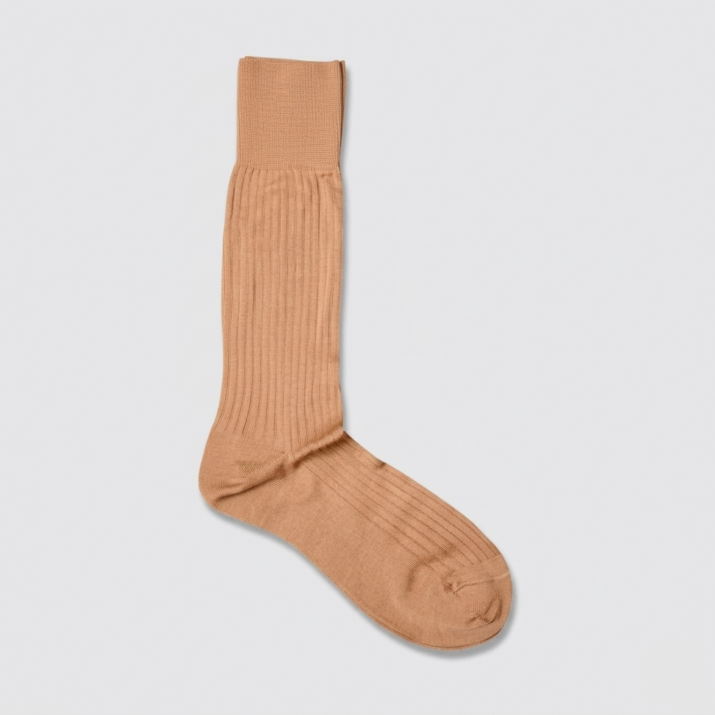 Light tan men's socks