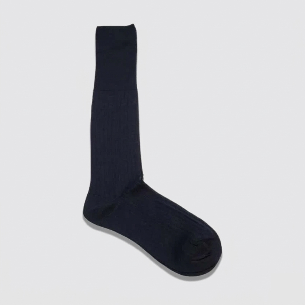 Dark navy blue men's socks