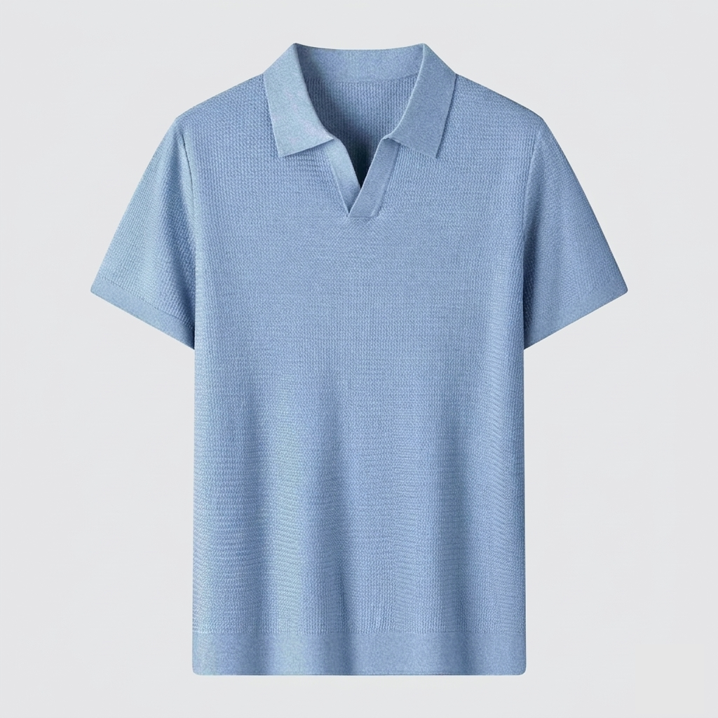 Kensington Sky Blue Knit Polo