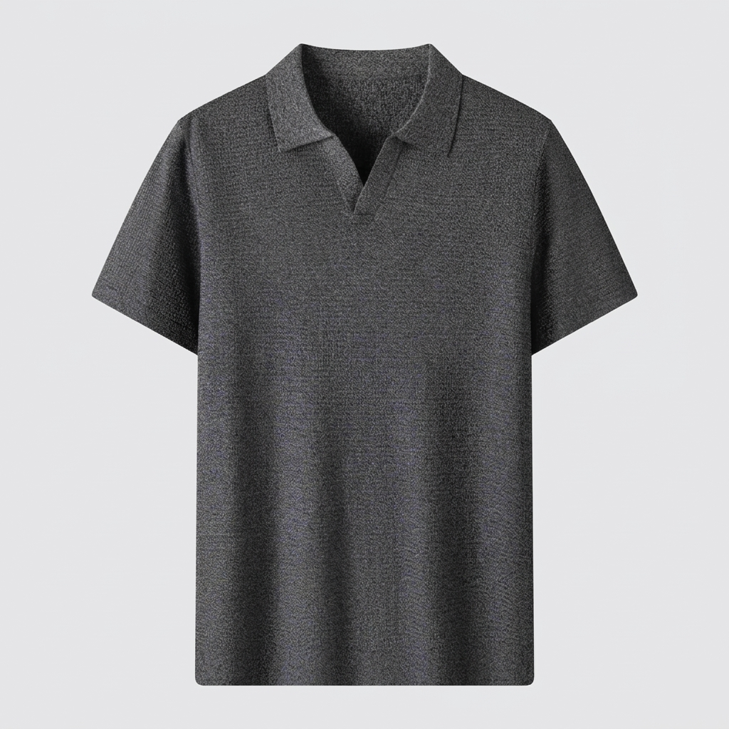 Soho Charcoal Lyocell Knit Polo