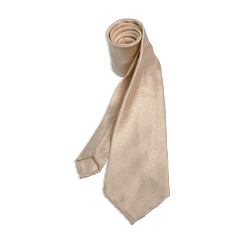 🎁 Champagne/cream coloured men's necktie (100% off)