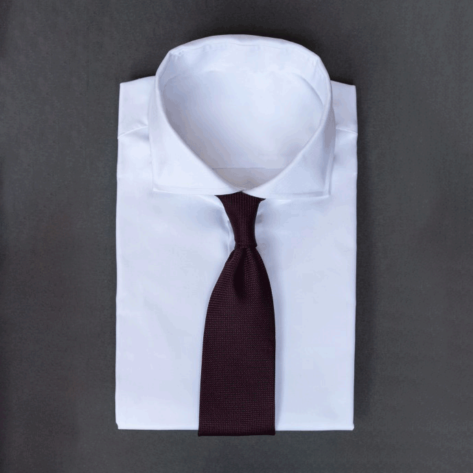 🎁 Deep burgundy/maroon men's necktie (100% off)