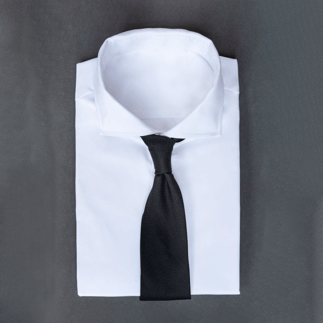 🎁 Solid black men's necktie (100% off)