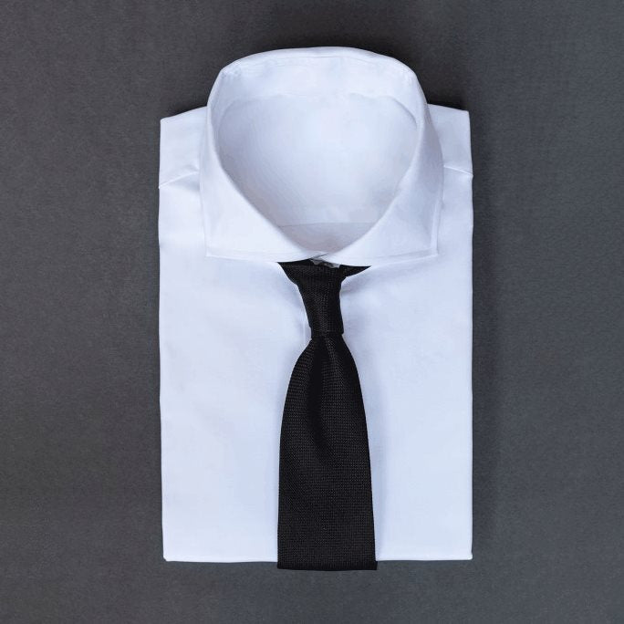 🎁 Solid black men's necktie (100% off)