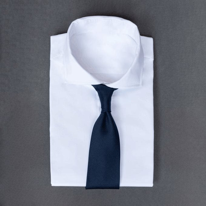 🎁 Navy blue men's necktie (100% off)