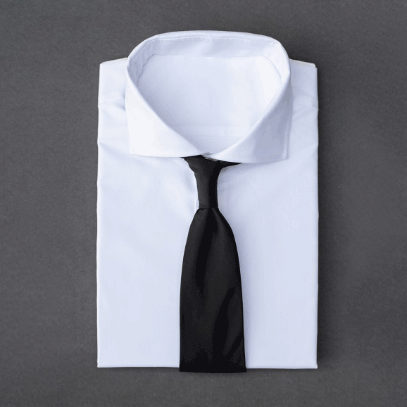 🎁 Solid black men's necktie (100% off)