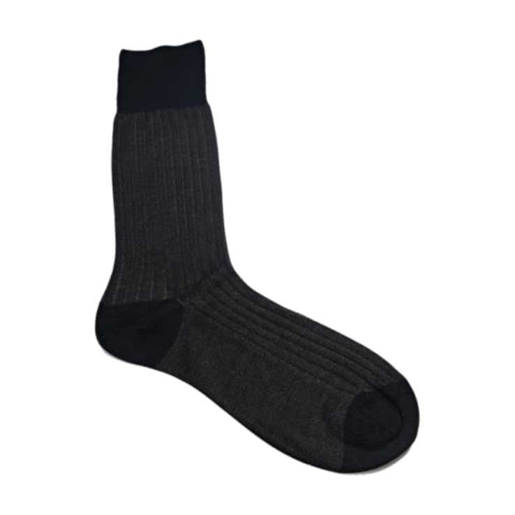 🎁 Charcoal gray & solid black men's socks (100% off)